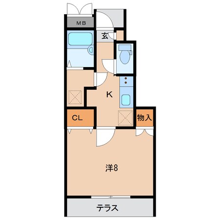 カーサミアの物件間取画像